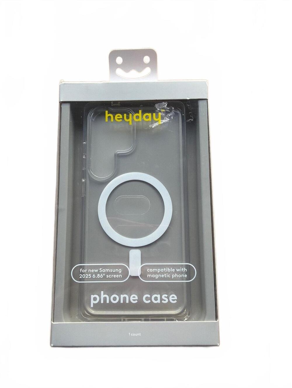 Clear Magnetic Compatible Phone Case for Samsung 2025 6.86" Screen heyday NEW